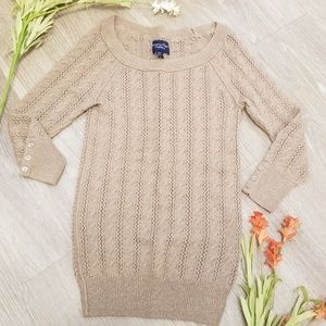 Knit 3/4 Sleeve Sweater
